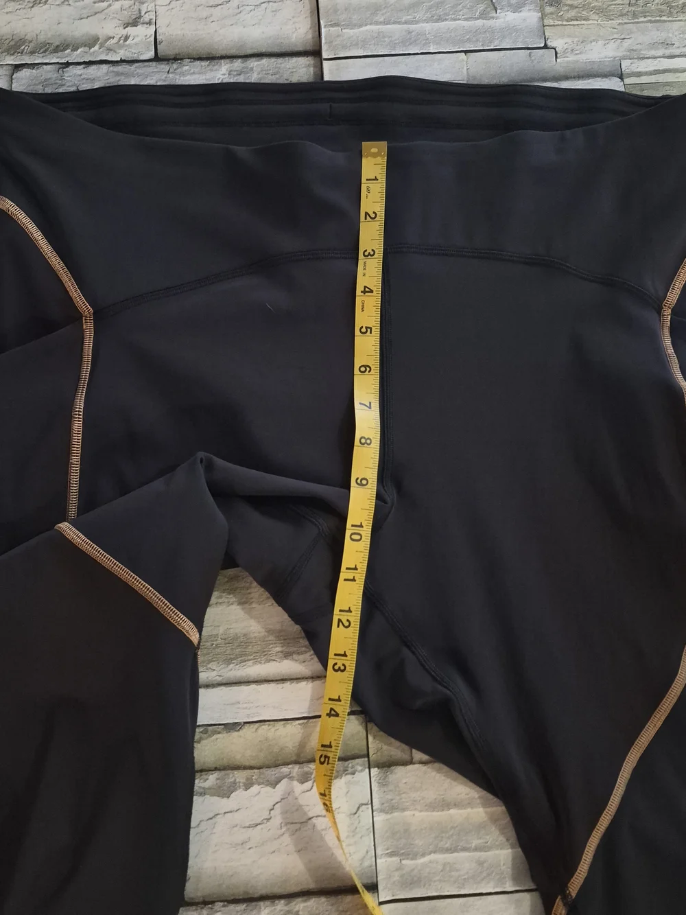 Lululemon Leggins All The Right Places Crop Size 20 Black Stitch Activewear